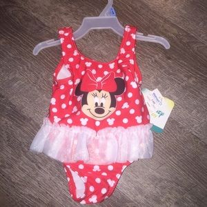 Sz 3/6mos Minnie Mouse bathing suit